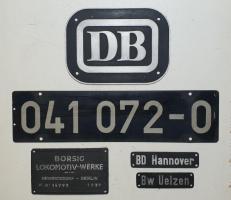 041 072-0 Satz im Tausch abzugeben