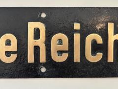 Biete DRG NMs Schriftzug Deutsche Reichsbahn genietet