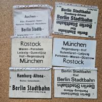 Innenzuglaufschilder