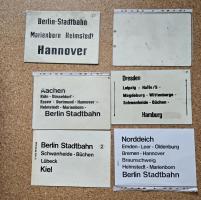 Innenzuglaufschilder