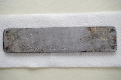 Verkaufe Originallokschild Bw Regensburg (3CuPS mit Stempel)!