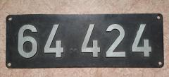original Rauchkammerschild der Weidener 64 424 + Foto