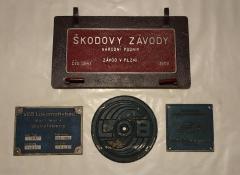 Lokschild, Fabrikschild, Heimatschilder