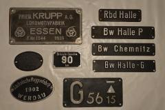 Lokschild, Fabrikschild, Heimatschilder