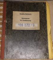 orig. komplettes Betriebsbuch 211 072-4 / 109 072-9 DR