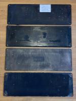 4 Lokschilder der Baureihen 64 und 50 NALR DB