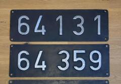 BR 64 - 2 Lokschilder NALR Deutsche Bundesbahn