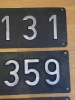 BR 64 - 2 Lokschilder NALR Deutsche Bundesbahn