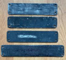 BD und Bw-Schilder der Deutschen Bundesbahn abzugeben