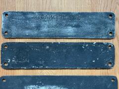 BD und Bw-Schilder der Deutschen Bundesbahn abzugeben