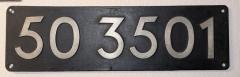 Lokschild von 50 3501 im Tausch abzugeben