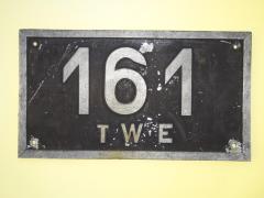 Original Lokschild 161 TWE