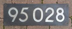 Lokschild 95 028 im Tausch abzugeben