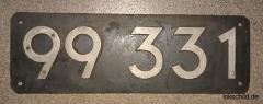 Lokschild 99 331 Molli