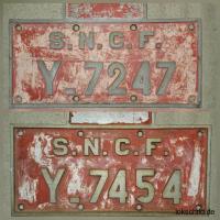 2 Lokschilder Locotracteurs