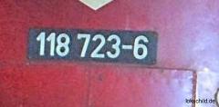 Suche Nummernschild 118 723-6
