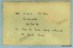 original Lokschild 52 5884-3 + Foto von 1958