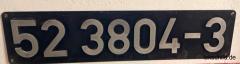 original Lokschild 52 3804-3