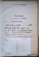 orig. Tenderstammheft 17 213 +Foto von 1926 Deutsche Reichsbahn Gesellschaft