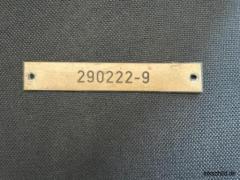 Führerstandschild 290 222-9