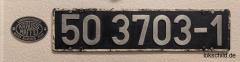 Lokschild 50 3703-1 abzugeben