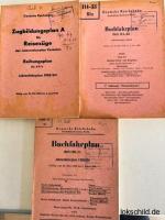 Zugbildungsplan A+Buchfahrpläne Berlin 1983/84