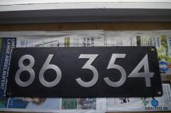 Verkaufe Originallokschild 86 354 (DRB-GALS) gegen Gebot!