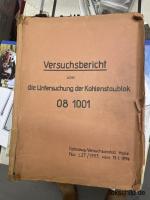 Versuchsbericht über Untersuchung der 08 1001