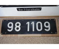 Tausche Originallokschild 98 1109 (DB-NALR)!