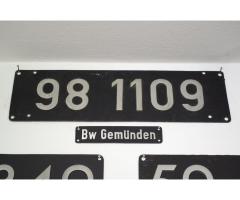 Tausche Originallokschild 98 1109 (DB-NALR)!
